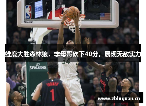 雄鹿大胜森林狼，字母哥砍下40分，展现无敌实力